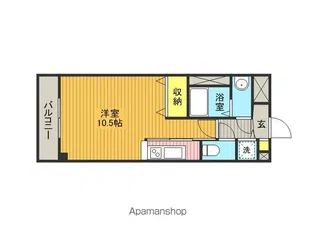 チャネルオフⅡ【203号室】の間取り