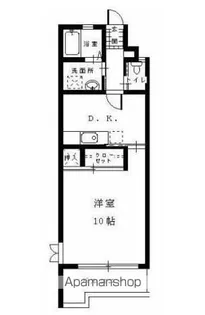 ビルHUEM【102号室】の間取り