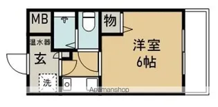 エレガンス宮町【308号室】の間取り