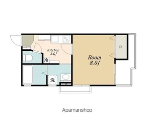 ウイングベルタカ【301号室】の間取り