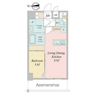 LIME RESIDENCE KAWAGUCHI EAST【6階】の間取り