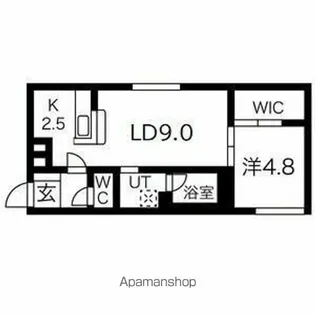 NAGOMU GROOVE【2階】の間取り