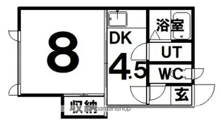 ハイムかん田【2階】の間取り