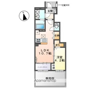 フェリーチェ瀬戸【1階】の間取り