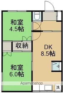佐藤アパート(サトウアパート)【202号室】の間取り
