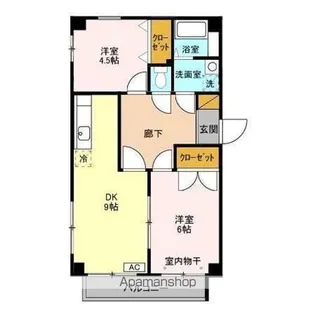 第5フェニックス【3階】の間取り