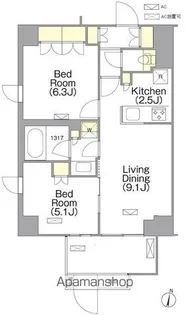 ORSUS西日暮里【1階】の間取り