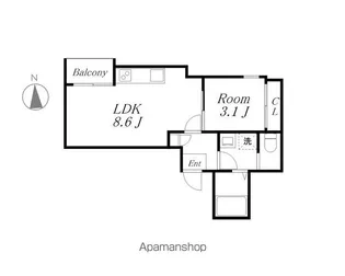 REGALEST高道【1階】の間取り