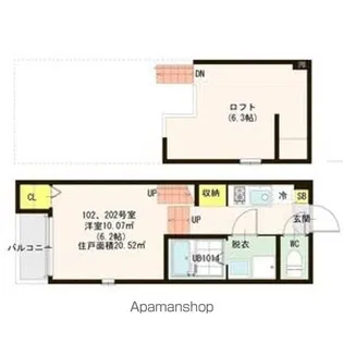 アイ宮町【1階】の間取り