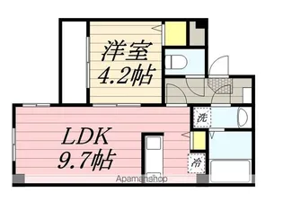 RELACHE南町(ルラーシュ南町)【4階】の間取り