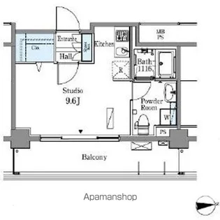 パークアクシス横浜井土ヶ谷【5階】の間取り