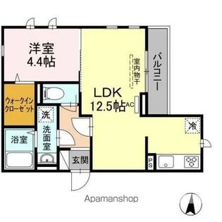スペランツァ ドゥーエ【2階】の間取り