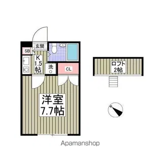 ニッショウハウスⅢ【1階】の間取り