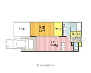 グランガーデンⅢ【1階】の間取り