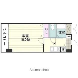 ハッピー住吉【403号室】の間取り