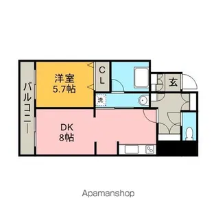 CASSIA車道【11階】の間取り