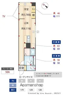 ELYSION新中野【302号室号室】の間取り