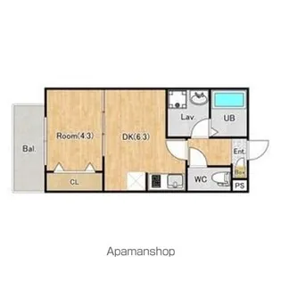 (仮称)ジーメゾン八王子千人町【203号室】の間取り