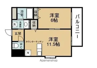コージーコート五輪【10階】の間取り