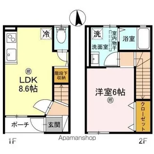 ドエルグランツ【1階】の間取り
