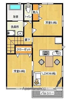 瑞祥館【2階】の間取り