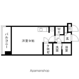 エクセレンシア天神【4階】の間取り