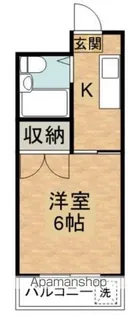 メゾン類光【4階】の間取り