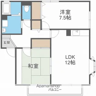 ガーデンスクエア伊丹【2階】の間取り