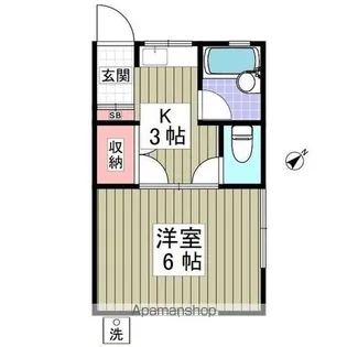 オレンジ・ハイツ【1階】の間取り