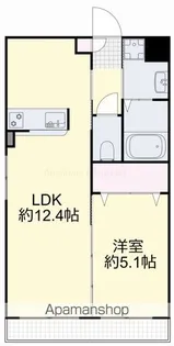 ヴィクトワール大供【1階】の間取り