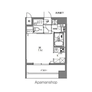 LA DOUCEUR秋葉原【7階】の間取り