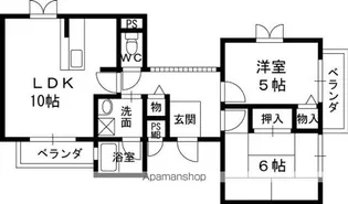 ロイヤル甲東園【3階】の間取り