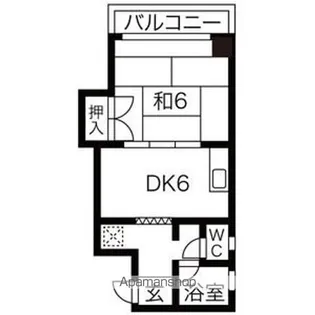 第3記念橋ビルヂング【702号室】の間取り