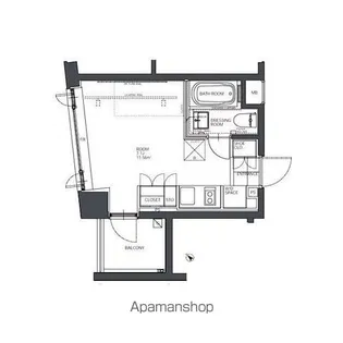 BPRレジデンス人形町【5階】の間取り