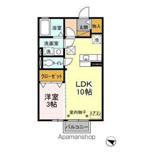 アネックスMITO Ⅲ【III10号室】の間取り
