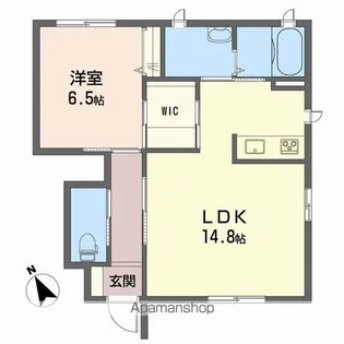 シャルム【1階】の間取り