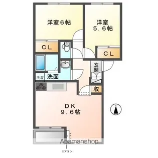 コンフォースⅢ【1階】の間取り