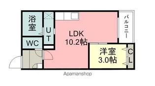 Jack sakaeⅠ【2階】の間取り