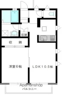 パーシモンヒルズ【206号室】の間取り