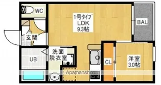 REGALEST HEARTS【3階】の間取り