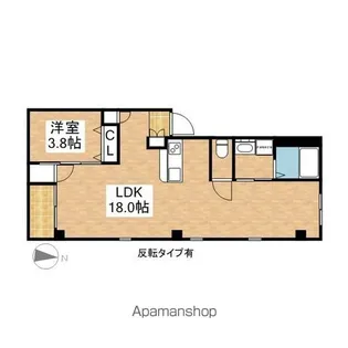 グランレーヴ東別院EAST【1階】の間取り