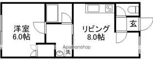 メゾンU&S【102号室】の間取り