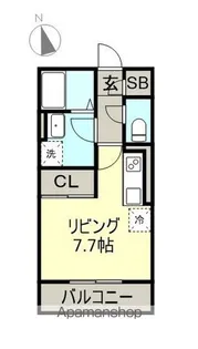 パトリア【203号室】の間取り
