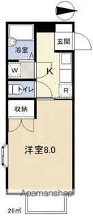 PAL HOUSE【203号室】の間取り