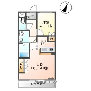 リバティコート【1階】の間取り