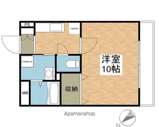 グランシャリオ3番館【203号室】の間取り