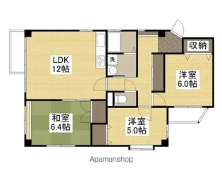恵美酒Gマンション【2階】の間取り