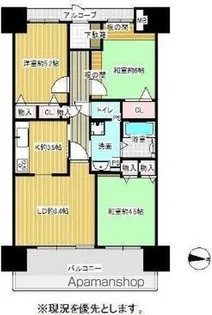 アルファステイツ片原町駅前1004号【10階】の間取り