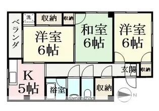MKマンション大島【305号室】の間取り