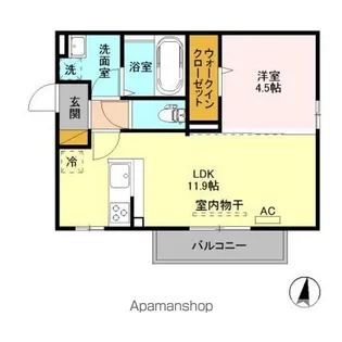 エスポワール【3階】の間取り